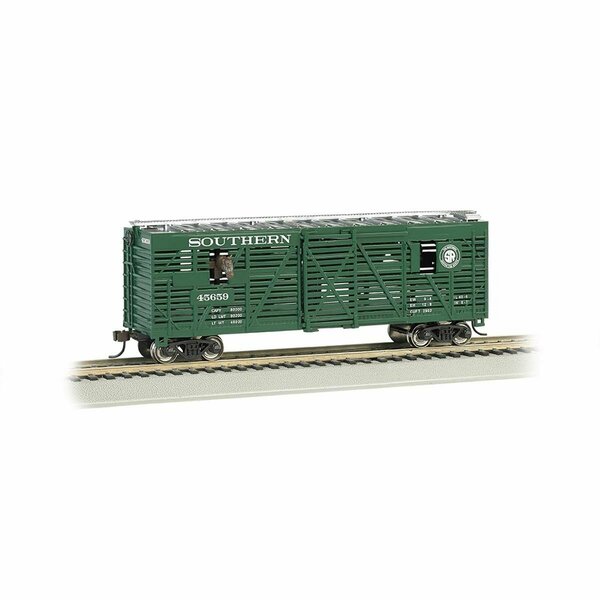 Bachmann HO Scale 40 ft. Southern Animated Stock Car with Horses BAC19702